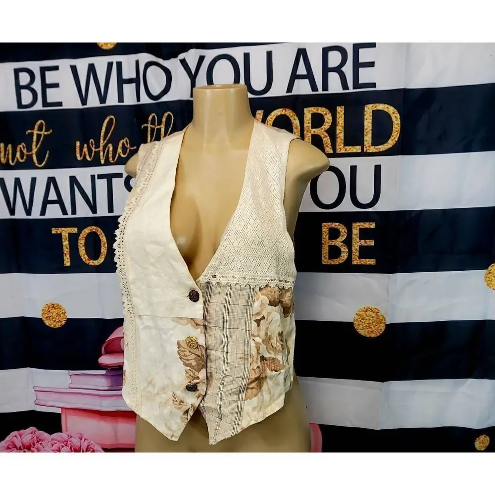 Facets vintage vest